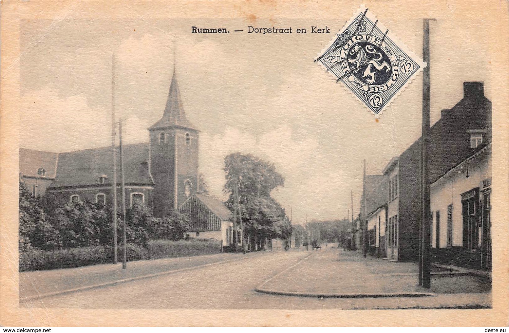 Dorpstraat En Kerk Rummen - Geetbets