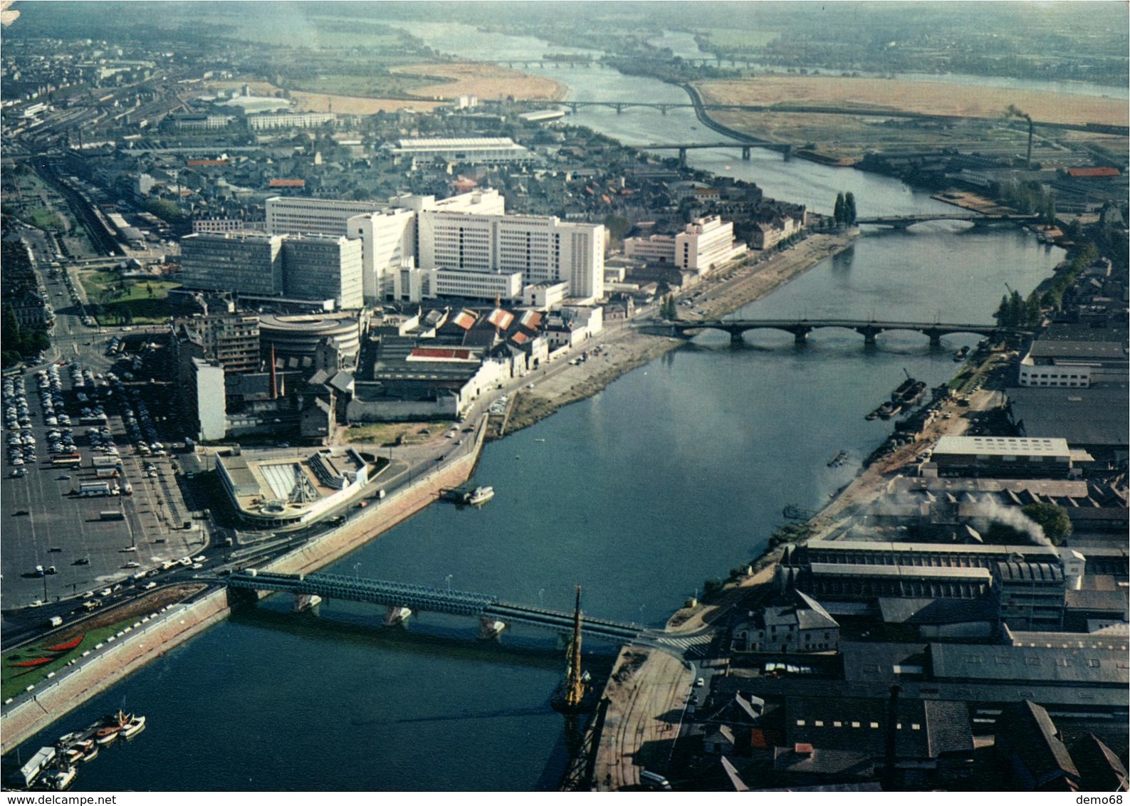 NANTES  Photo Aérienne Ponts Sur La Loire      Ed Artaud - Nantes