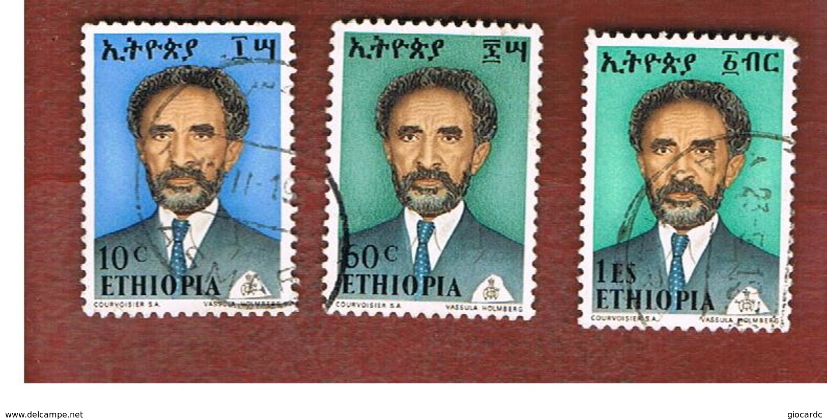 ETIOPIA (ETHIOPIA) -  SG 865.878  -  1973  H. SELASSIE  - USED ° - Etiopia