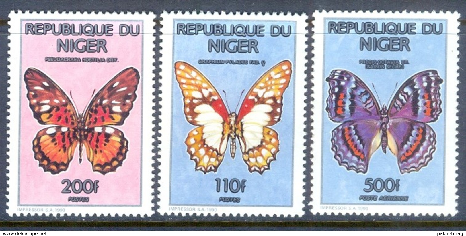 B149- Niger 1991 Butterfly. - Butterflies