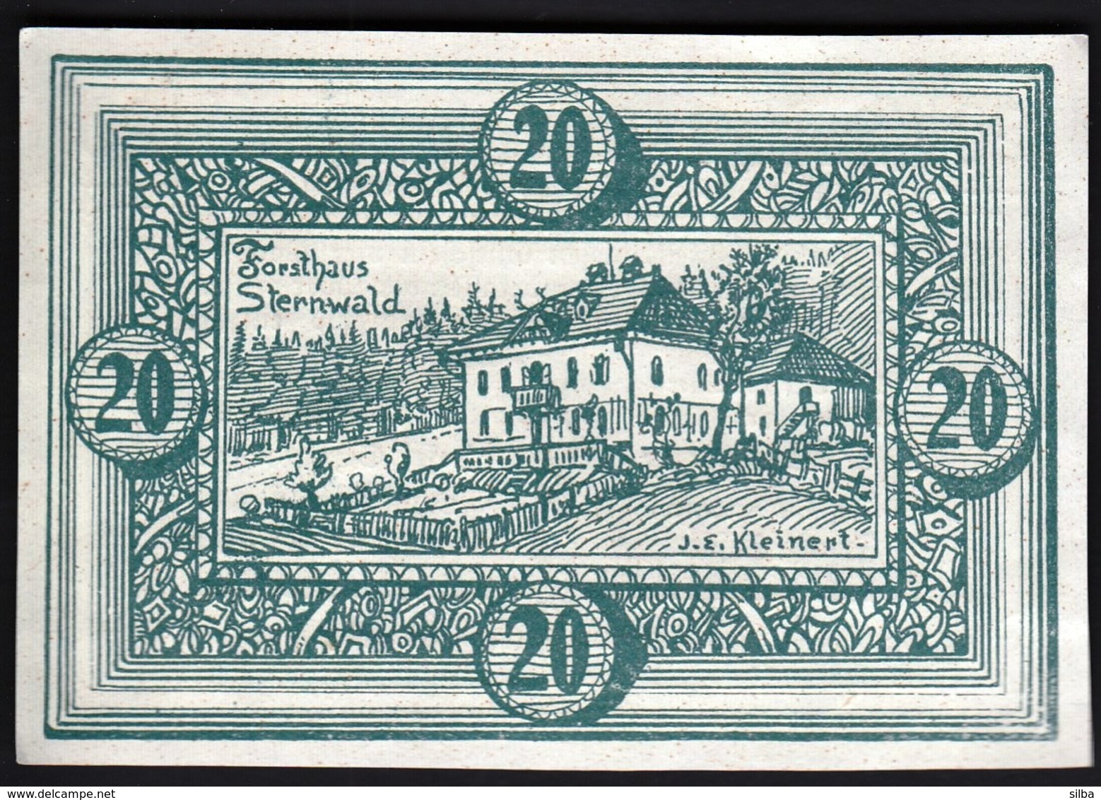 Austria Ober Weissenbach U. Bernhardschlag 1920 / 20 Heller / Gutschein / Kirche / Notgeld, Banknote - Austria