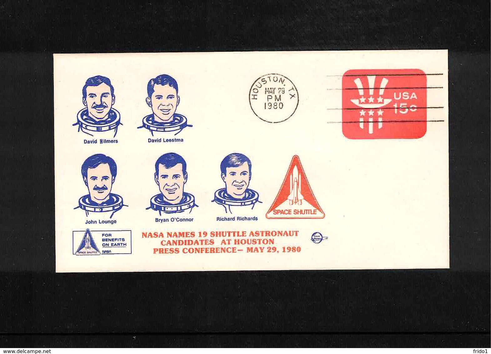 USA 1980 Space / Raumfahrt Space Shuttle Interesting Cover - USA