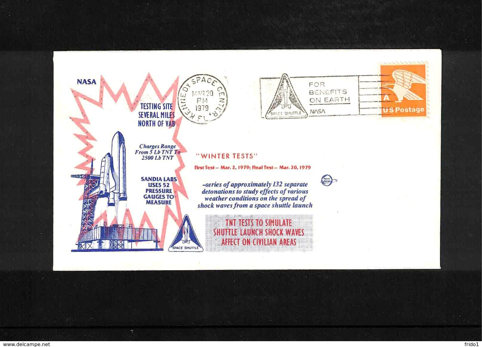 USA 1979 Space / Raumfahrt Space Shuttle Interesting Cover - USA