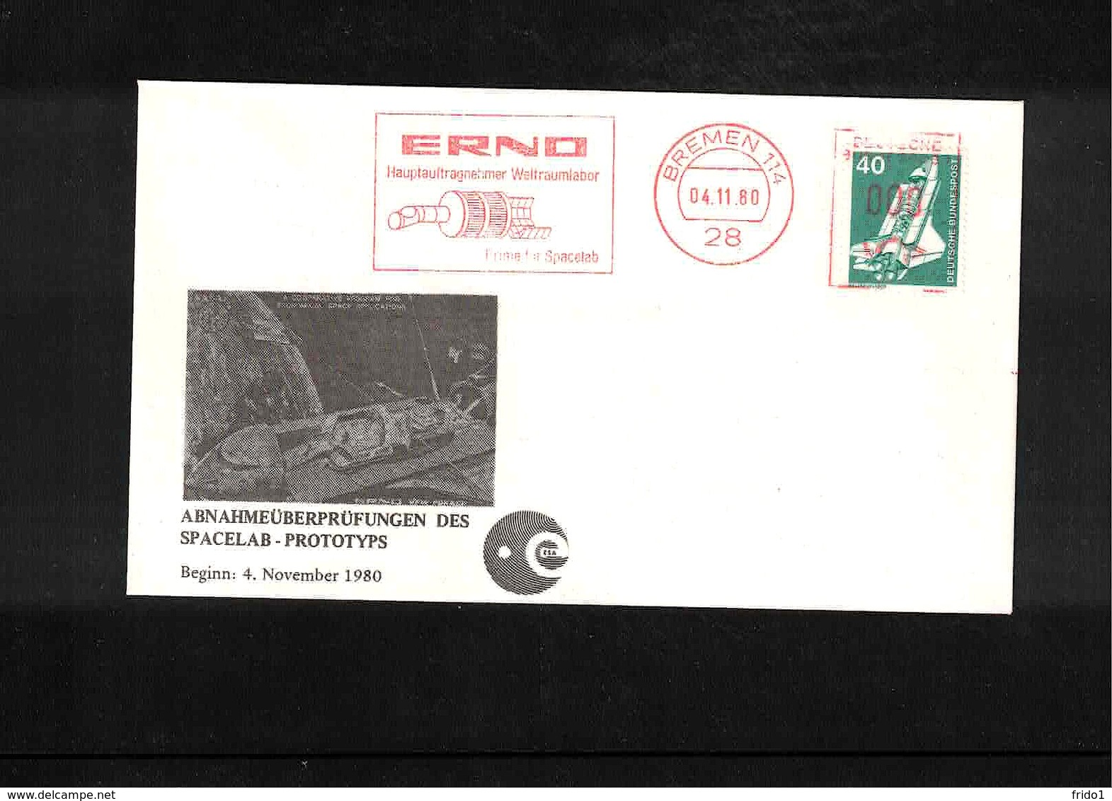 Germany 1980 Space / Raumfahrt  Spacelab Interesting Cover - Europa