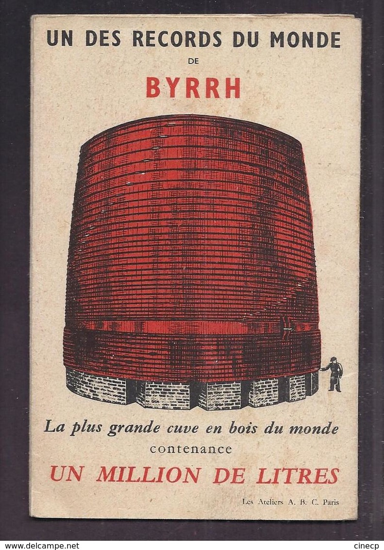 PUBLICITE BYRRH CALENDRIER MATCH FOOTBALL CHAMPIONNAT DE FRANCE 2 ème DIVISION 1951 1952 - Autres & Non Classés