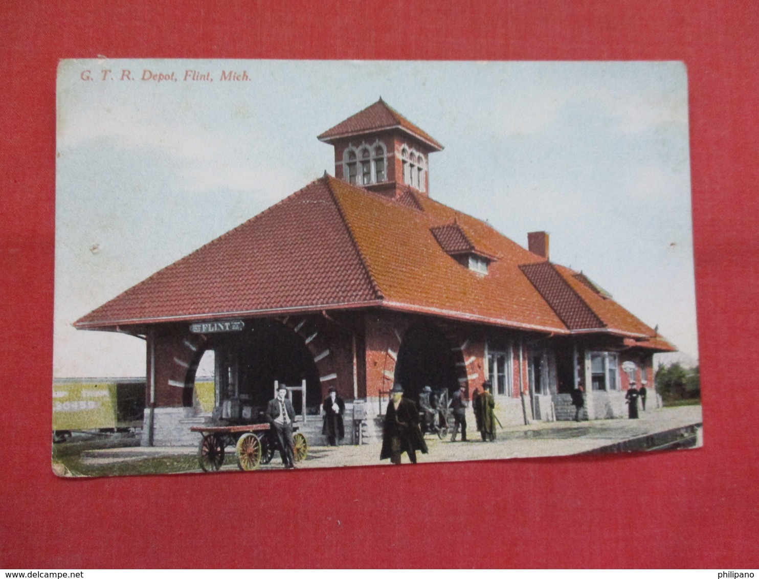 Grand Trunk Depot Flint   Michigan     Ref 3540 - Flint