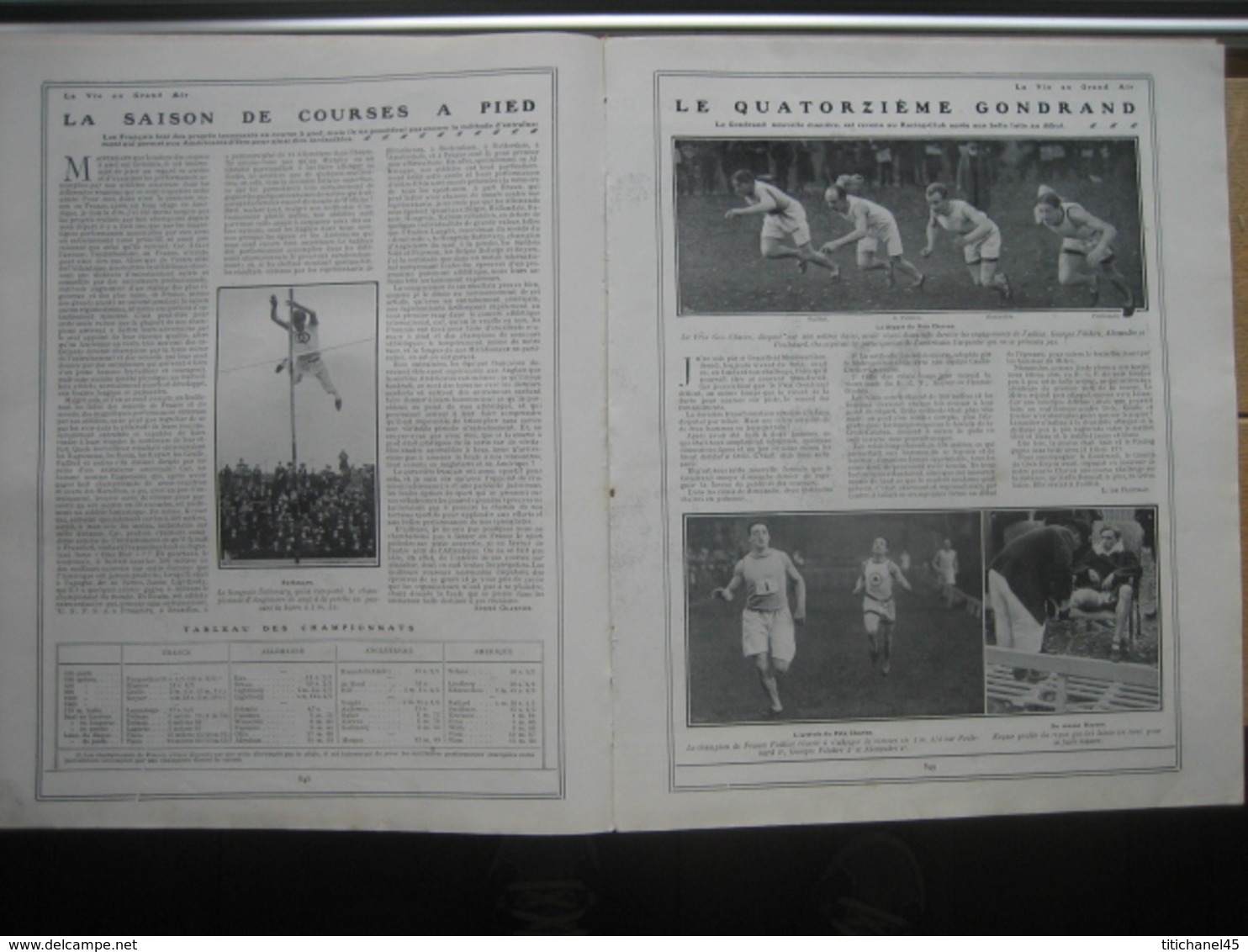 1910 LECAGNEUX-MARTINET-LATHAM-GRAHAME WHITE-LEBLANC/BOXE : Tommy BURNS-Bill SQUIRES/RUGBY :MATCH R.C.F. contre S.C.U.F.