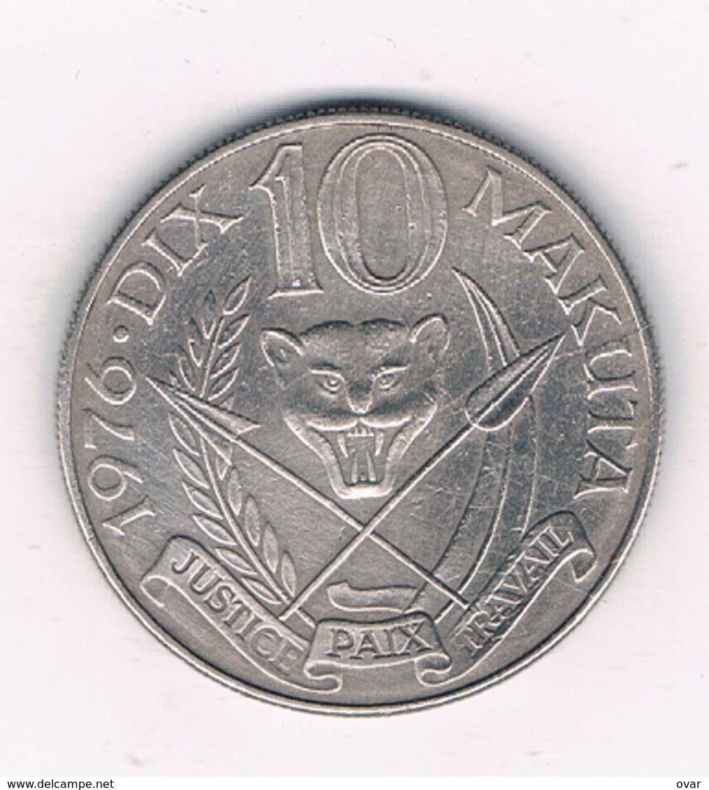 10 MAKUTAS 1976 CONGO /6098/ - Congo (République 1960)