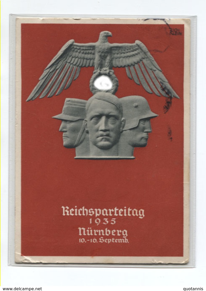 AK Col REICHSPARTEITAG Nürnberg  13.09.1935 - Weltkrieg 1939-45