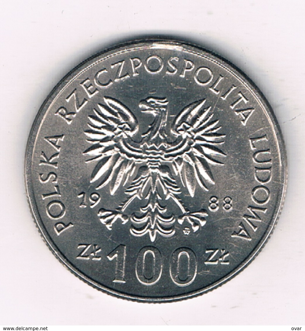 100 ZLOTY 1988  POLEN /6069/ - Poland