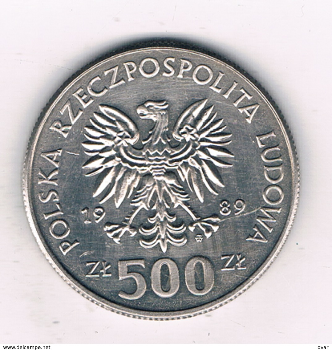 500 ZLOTY 1989  POLEN /6070/ - Poland