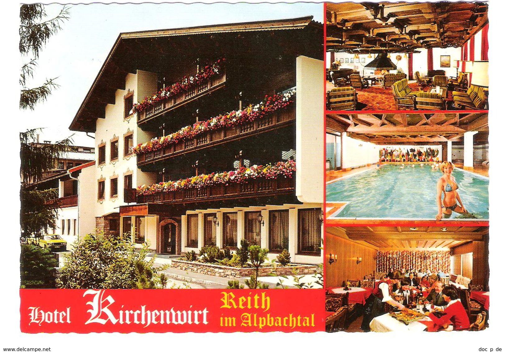 Osterreich - Reith Bei Brixlegg - Tirol - Hotel Pension Cafe Restaurant Kirchenwirt - Alpbachtal - Brixlegg