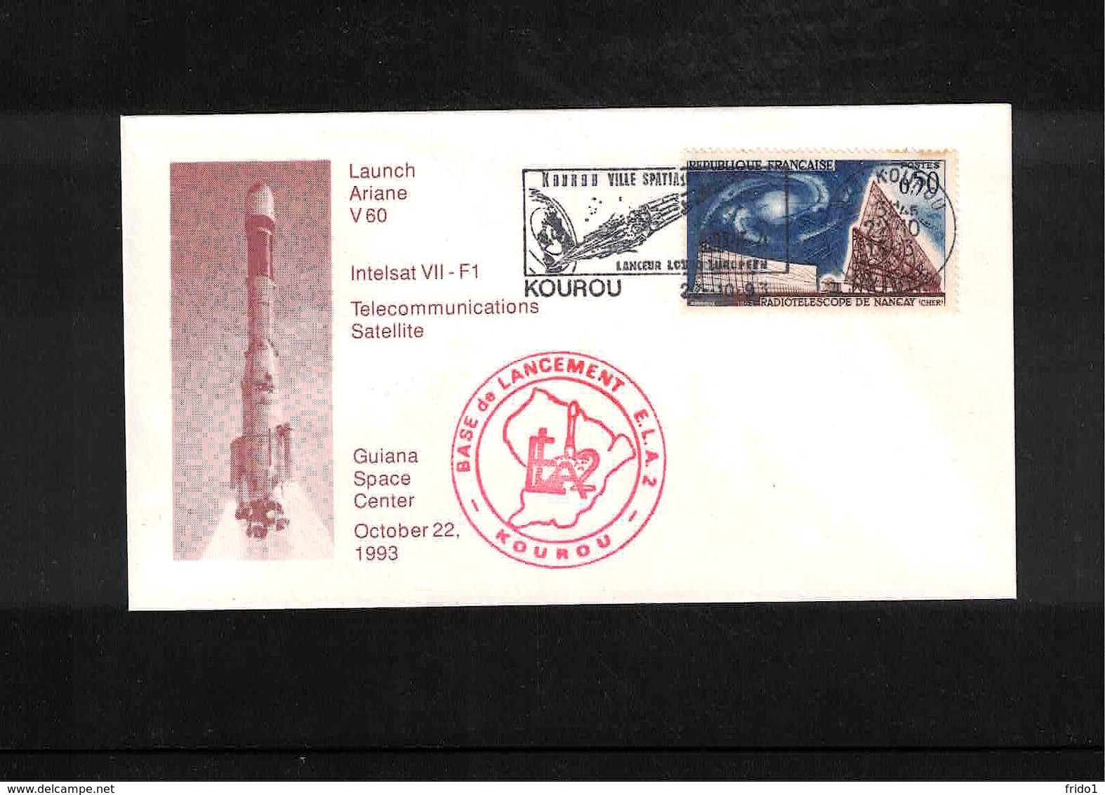 France / Frankreich  1993 Kourou Space / Raumfahrt  Launching Of Ariane Interesting Cover - Europa