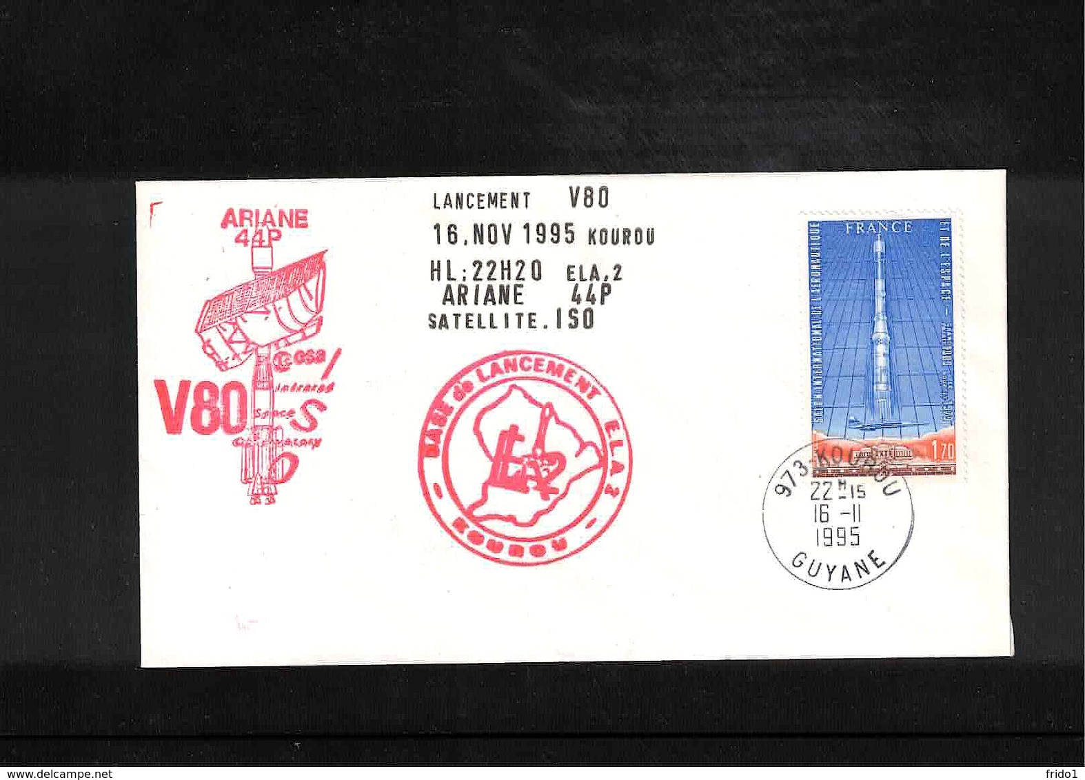 France / Frankreich  1995 Kourou  Space / Raumfahrt  Launching Of Ariane Interesting Cover - Europa