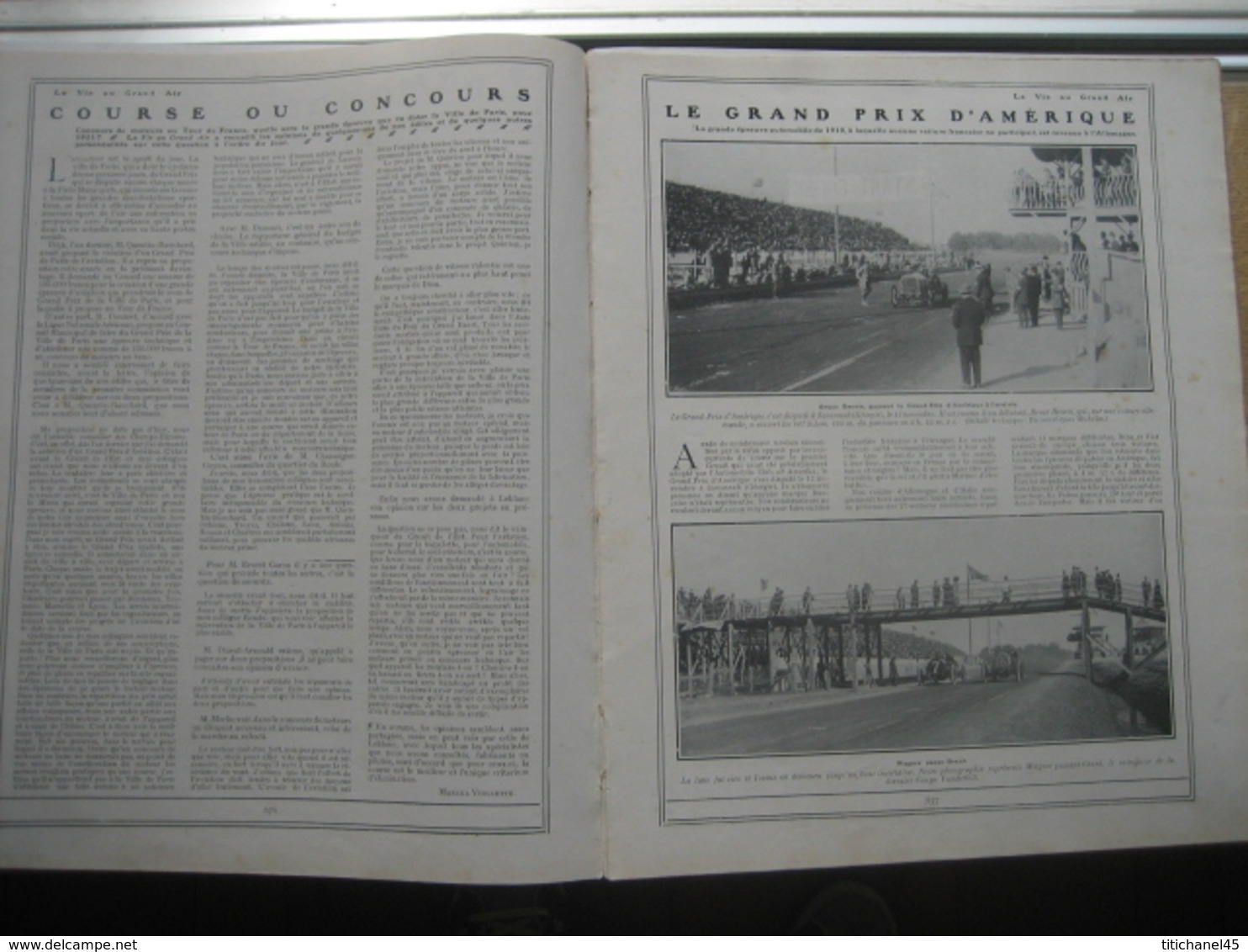 1910 GRAND PRIX D'AMERIQUE:Bruce BROWN Sur BENZ/1911 Nouveaux Modèles RENAULT/RUGBY:RACING CLUB DE FRANCE-STADE FRANCAIS - 1900 - 1949