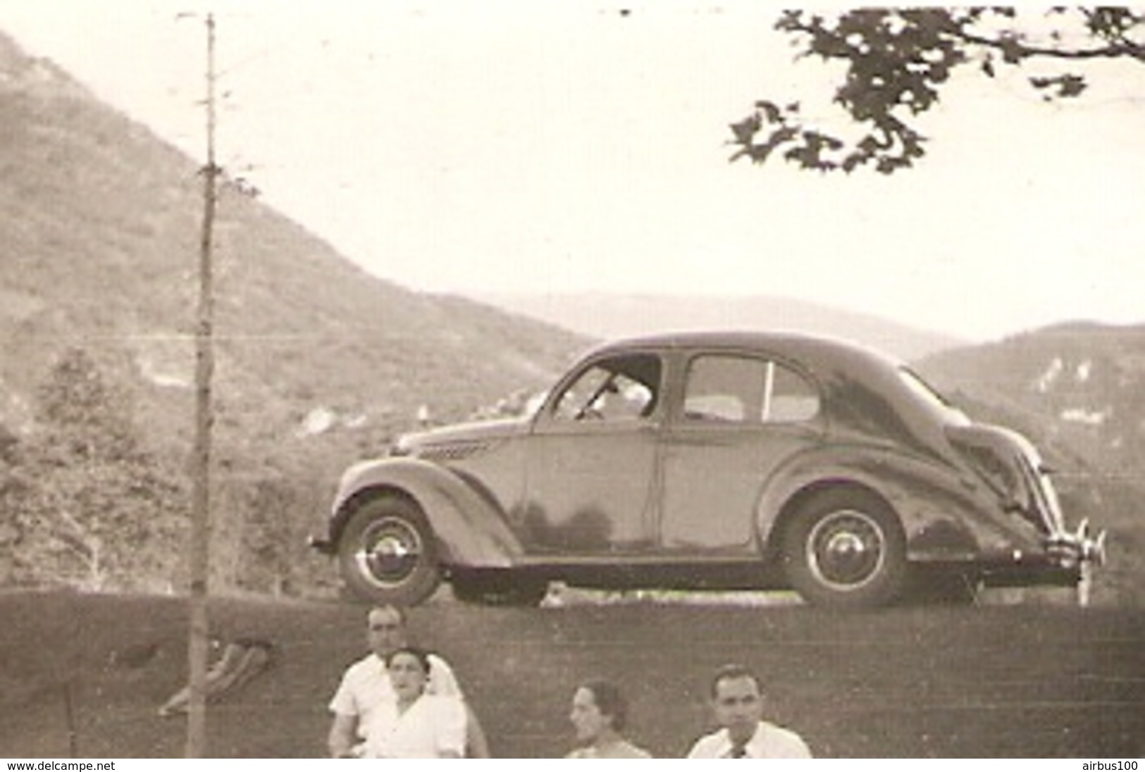 PHOTO ORIGINALE AOUT 1938 - AUTOMOBILE MATFORD TYPE 82 A - FRENCH OLD CAR - ZOOM 3 Scans - Automobili