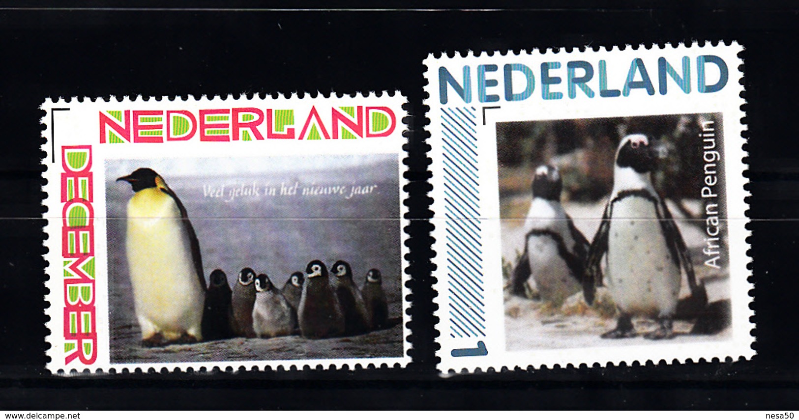 Nederland Persoonlijke Zegel: Pinguin, Penguin 2 X - Neufs