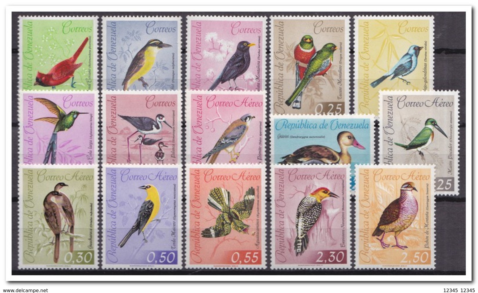 Venezuela 1962, Postfris MNH, Birds - Venezuela