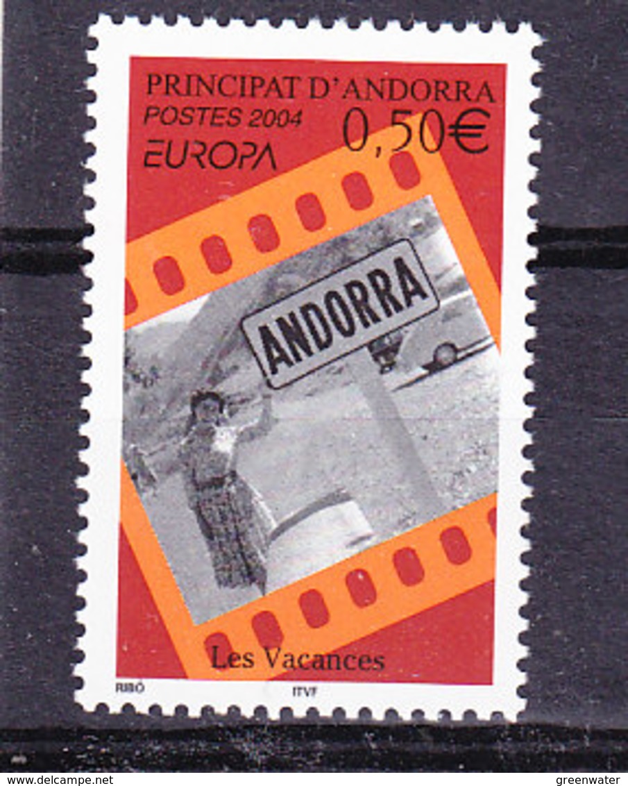 Europa Cept 2004 Andorra Fr 1v ** Mnh (44117B) - 2004