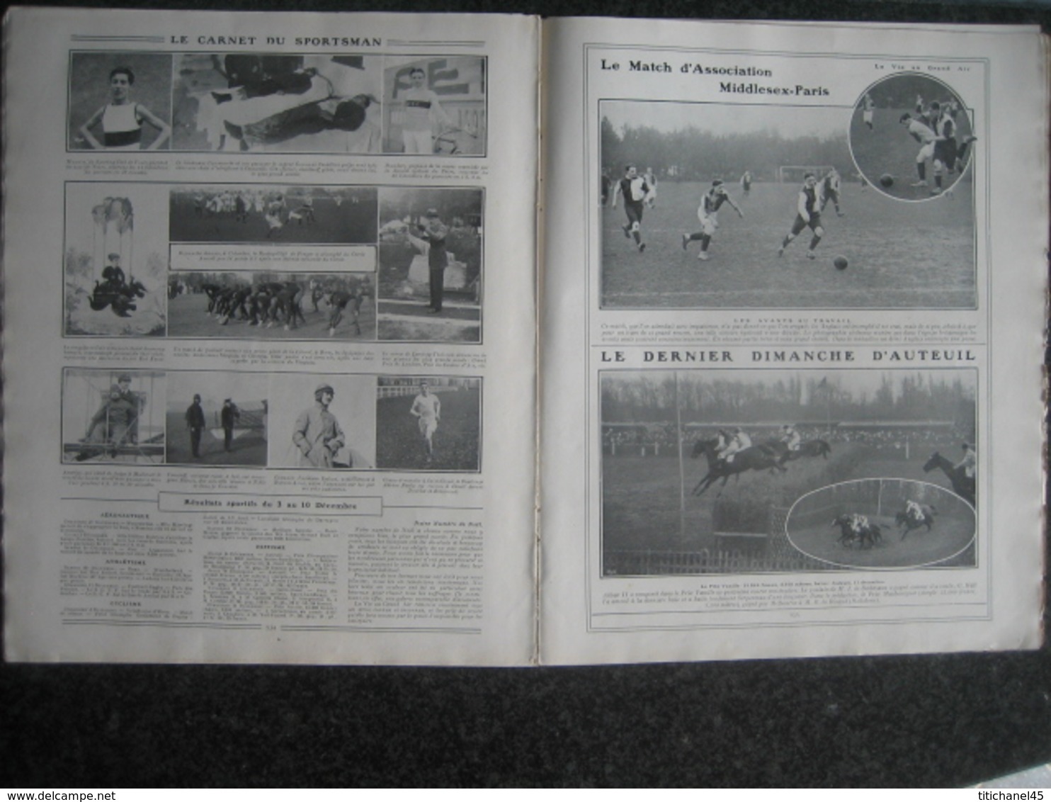 1910 AUTOMOBILE:BUGATTI-BARRE-ROLAND-PILAIN/2e SALON DE L'AVIATION/COUPES FEMINA & MICHELIN/RUGBY AMERICAIN:YALE-HARWARD