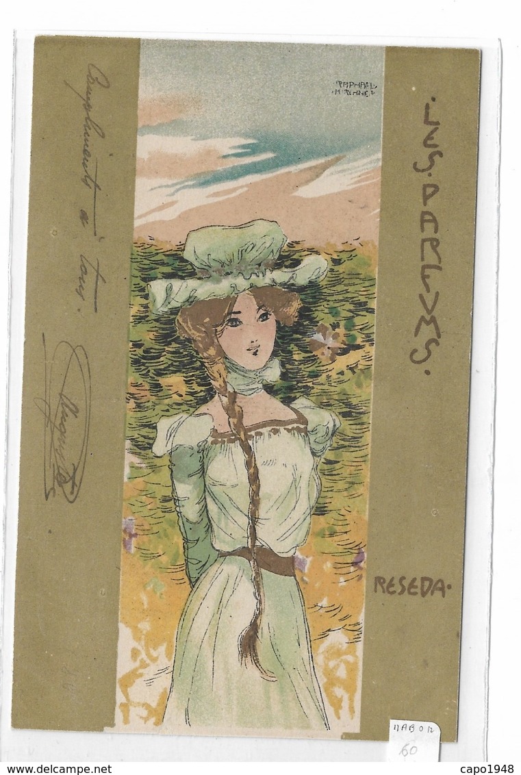 CARD KIRCHNER DONNINA "LES PARFUMS" RESEDA -FP-V-2-  0882-29163 - Kirchner, Raphael