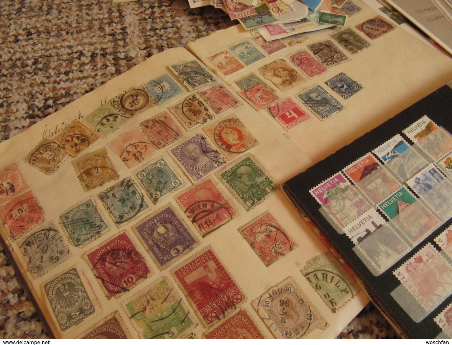 Packet With Albums, Packs, Books, Kiloware, Mostly Old Germany And Europe (e.g. Old Austria) - Vrac (min 1000 Timbres)