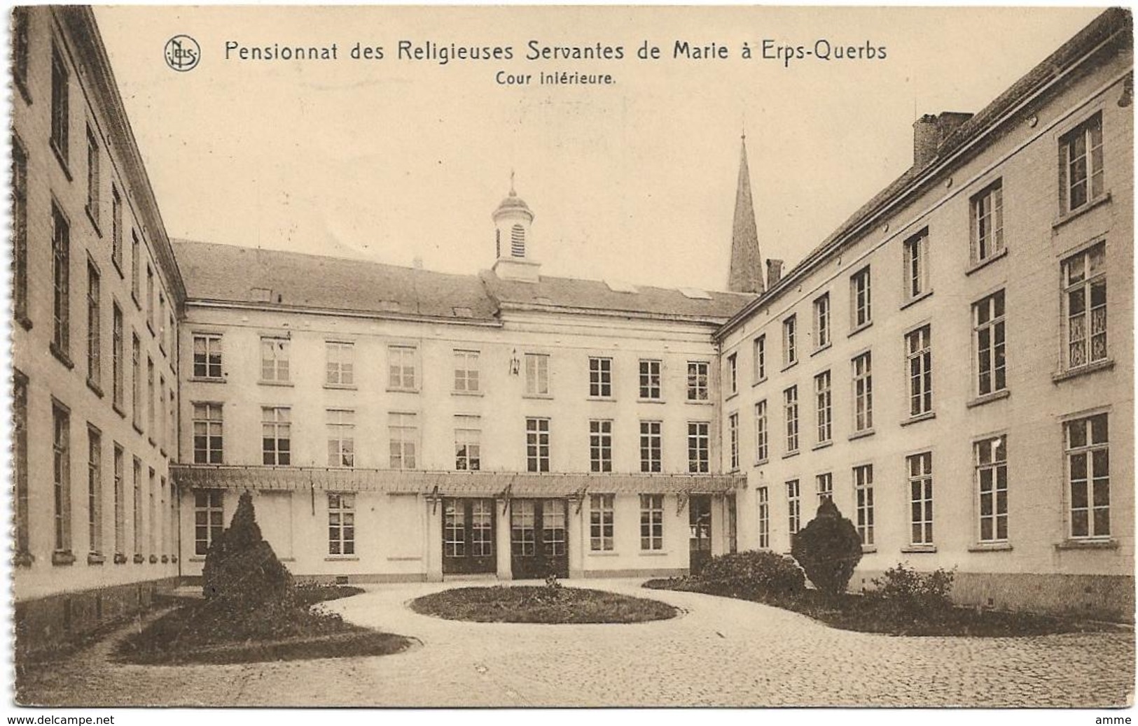 Erps-Querbs  - Erps-Kwerps   *  Pensionnat Des Religieuses Servantes De Marie - Cour Intérieur - Kortenberg