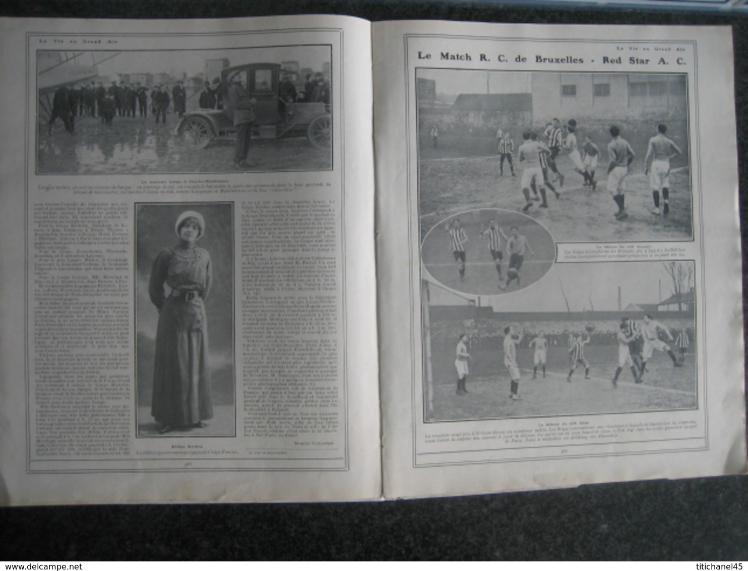 1910 COUPE MICHELIN : LEGAGNEUX/COUPE FEMINA : DUTRIEU / BOXE :MATCH FREDDY WELSH-DRISCOLL /Carrière de STANLEY KETCHELL