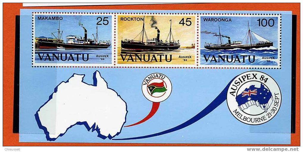 Vanuatu ** Bloc N° 6 - "Ausipex 84" - Vanuatu (1980-...)