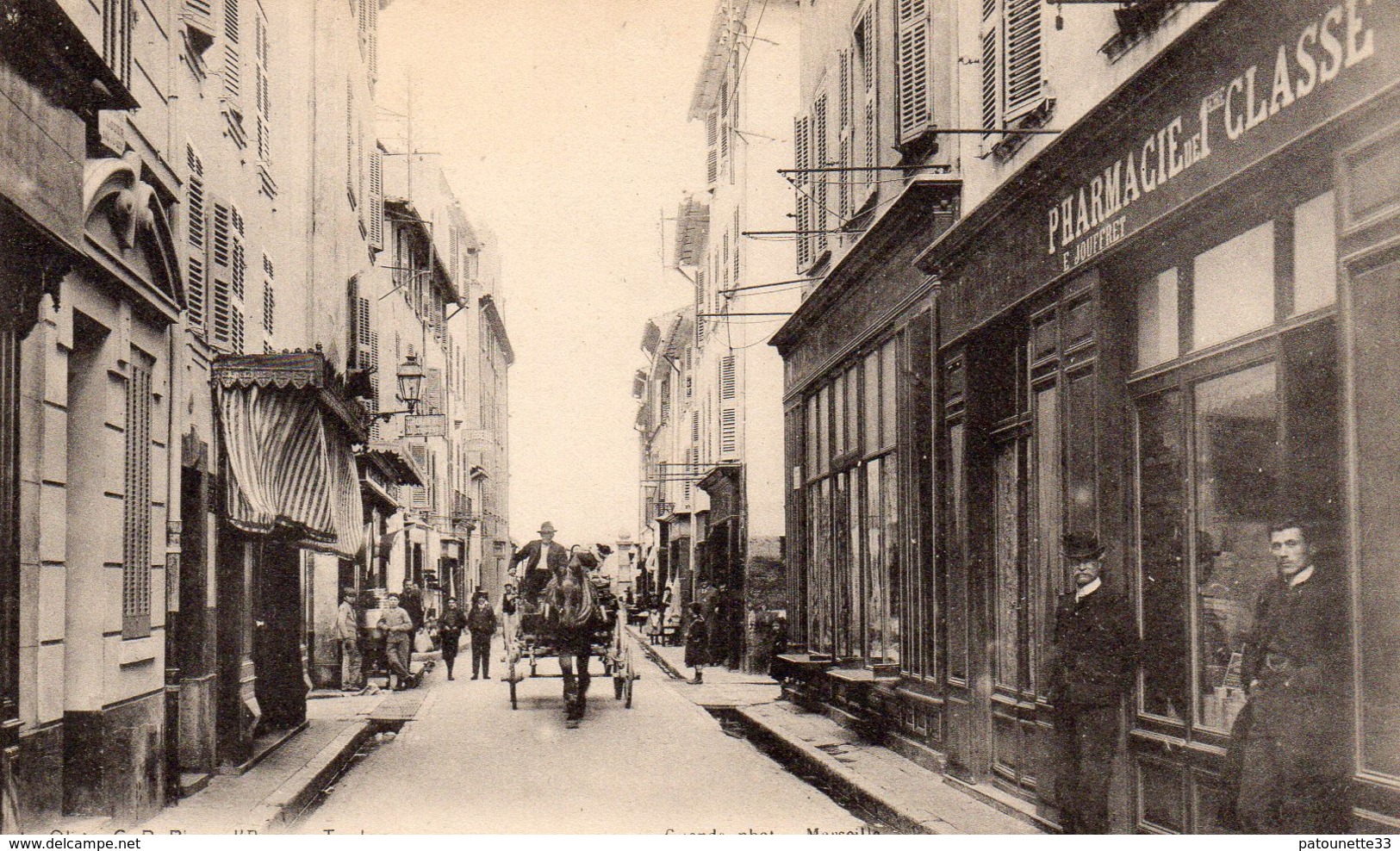 83 LA SEYNE RUE CYRUS HUGUES BELLE ANIMATION PHARMACIE DE 1ere CLASSE E JOUFFRET PROPRIETAIRE - La Seyne-sur-Mer