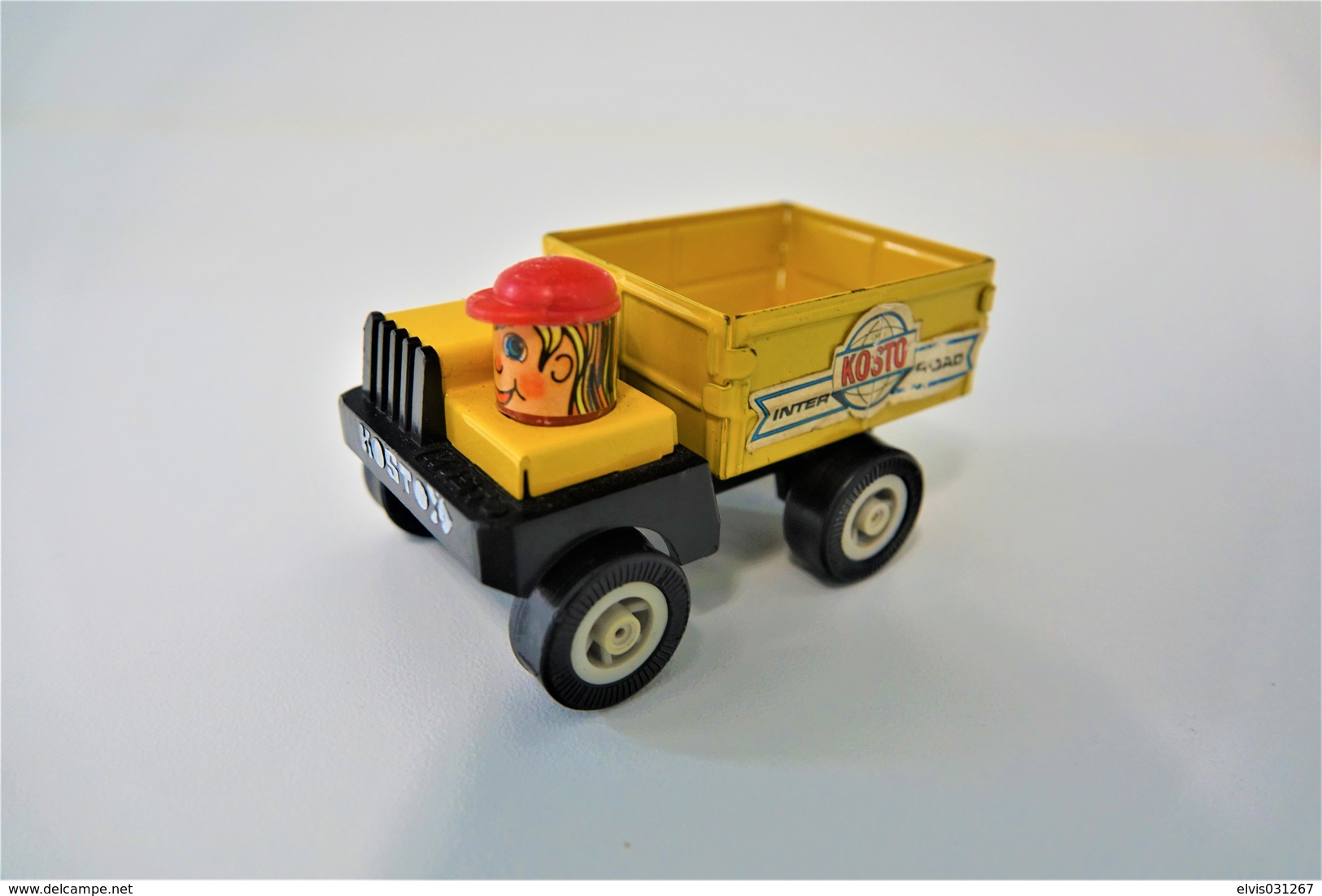 Kosto Toys,M.depose Inter Road , Made In France, 1980's *** 8 Cm (style Tonka) - Dinky
