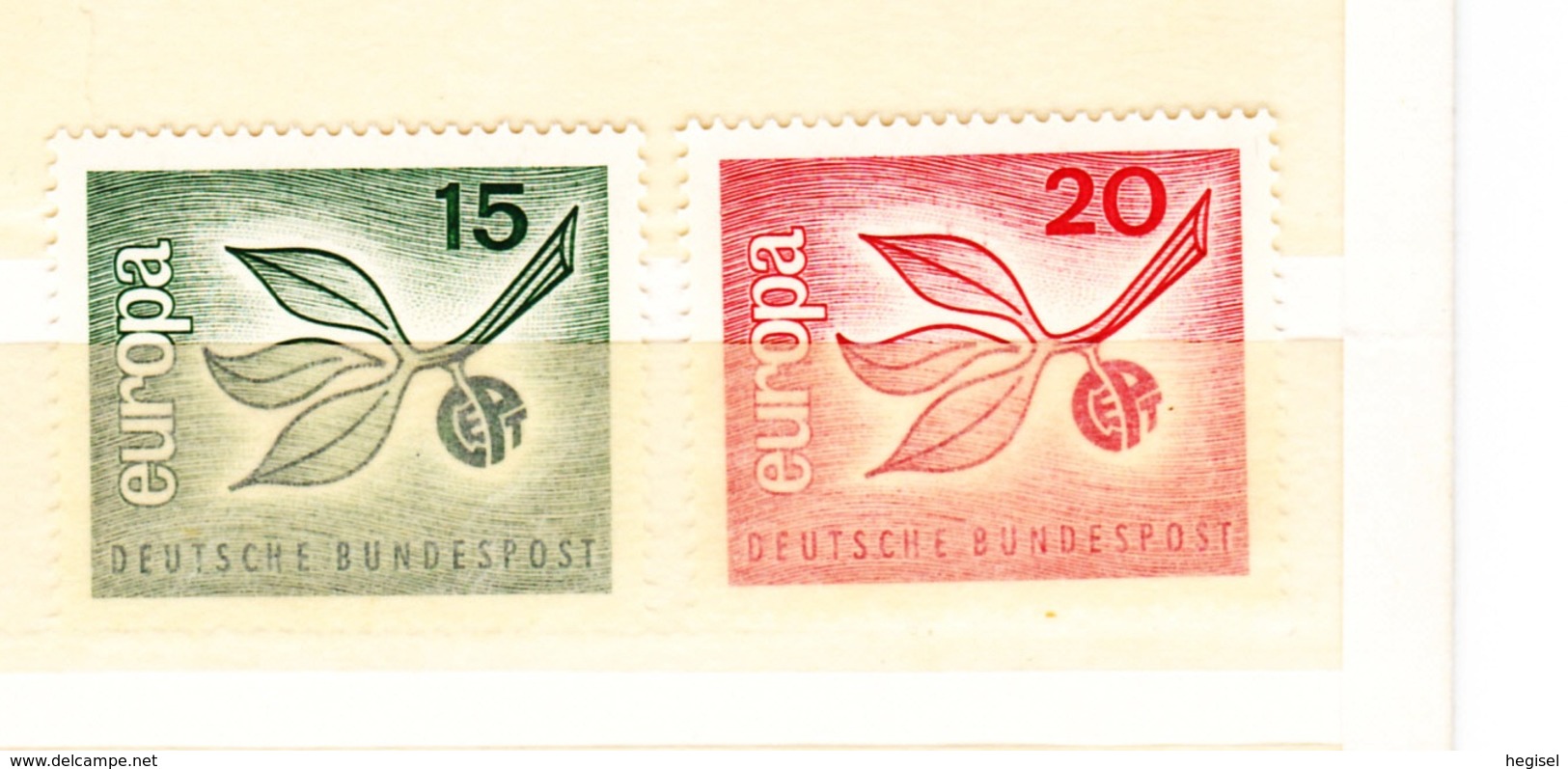 1965CEPT -  Deutsche Bundespost, (2 Werte), Postfrisch - 1965