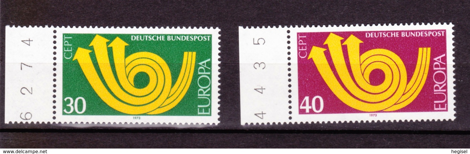 1973 CEPT - Deutsche Bundespost, Postfrisch - 1973