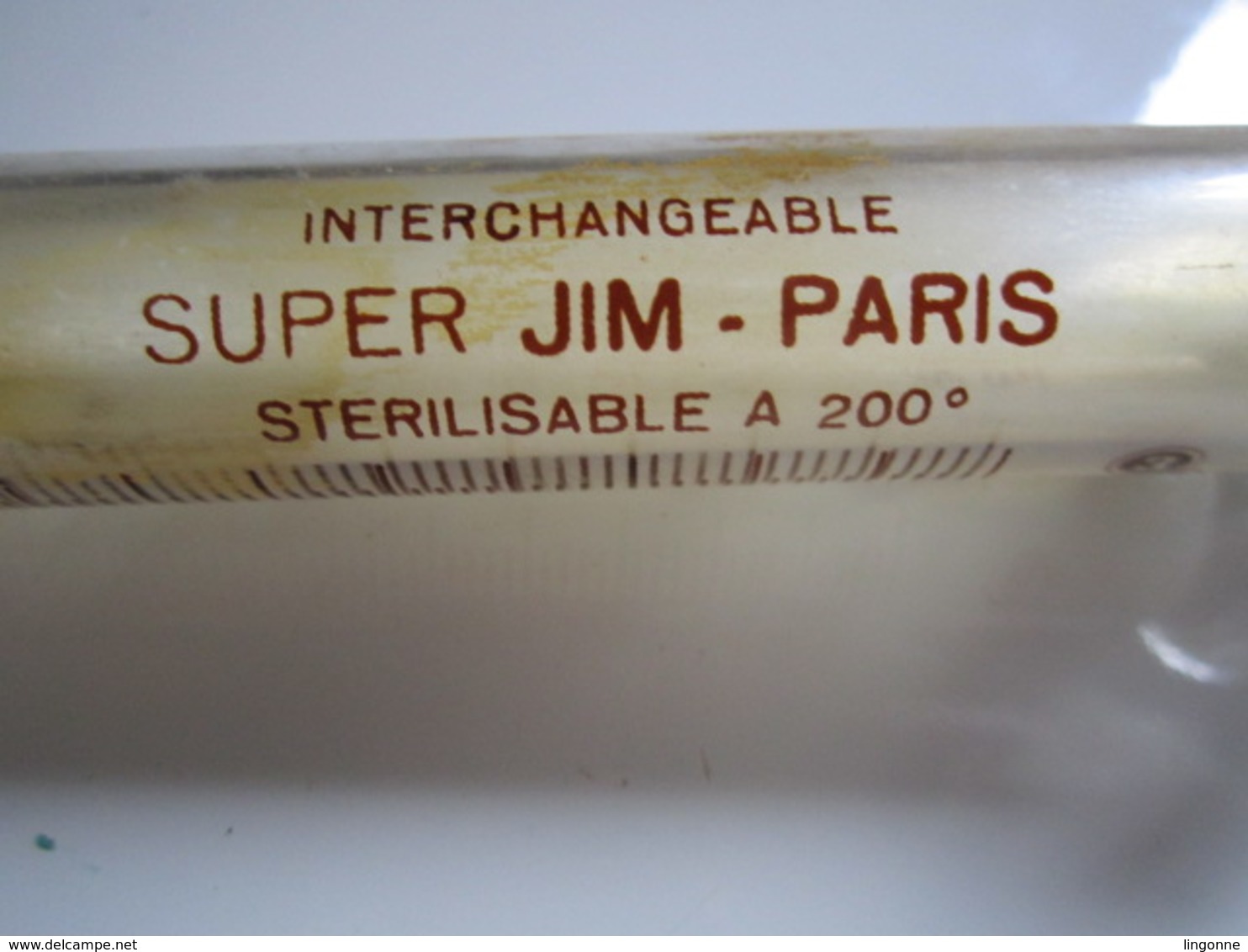 ANCIEN 3 AIGUILLES + SERINGUE Interchangeable SUPER JIM - PARIS STERILISABLE A 200° Long 13 cm INSTRUMENTS DE CHIRURGIE