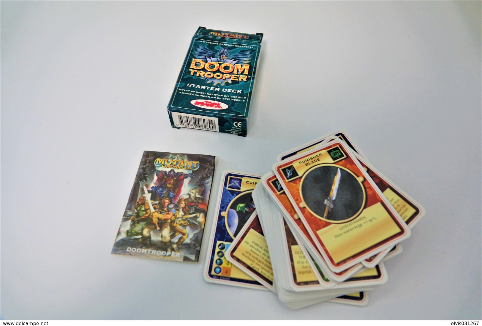 Speelkaarten - Kwartet, DOOM TROOPER - The Cardgame - Rulebook + Starter Deck  Collectible Playing Cards - 1995 - Cartes à Jouer Classiques