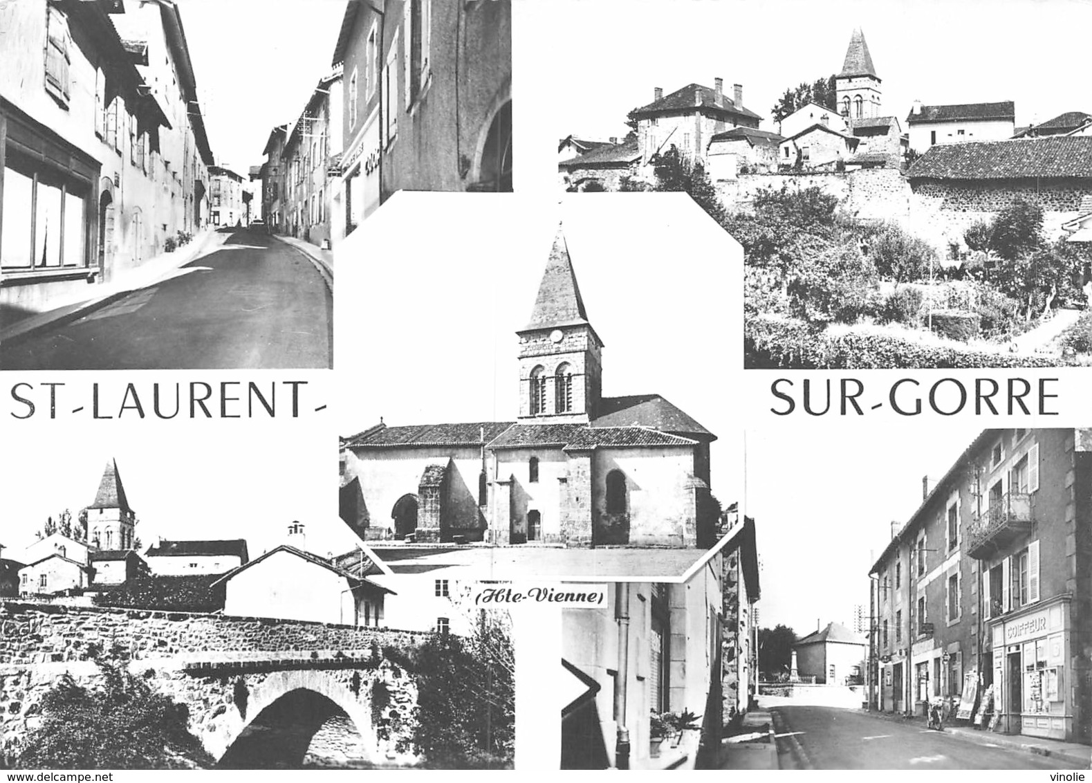 PIE.T.19-9234 : SAINT-LAURENT-SUR-GORRE. VUES MULTIPLES. - Saint Laurent Sur Gorre