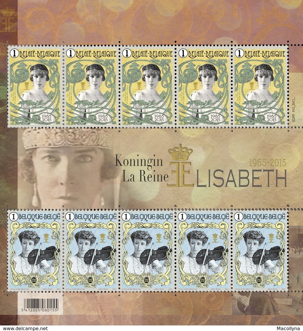 Koningin Elisabeth Herdenkingsuitgave 50 Jaar Na Haar Overlijden 4520/21** Emission Commémorative - Unused Stamps