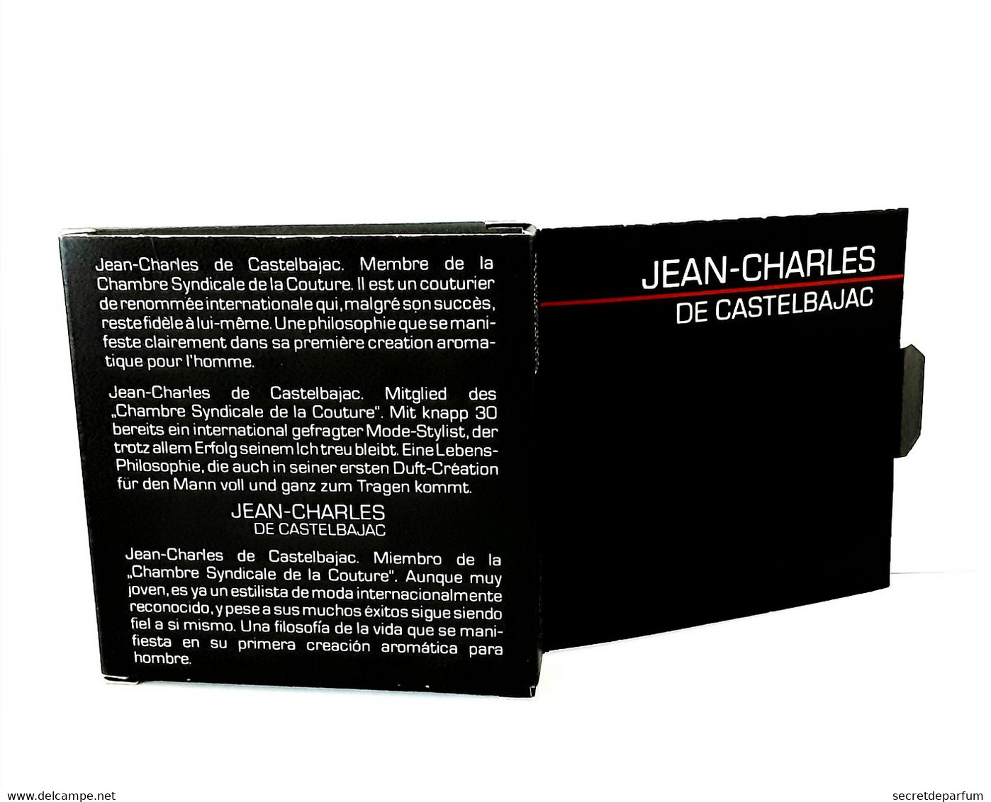 Miniatures De Parfum JEAN CHARLES De  CASTELBAJAC   EDT 5 Ml - Miniatures Hommes (avec Boite)