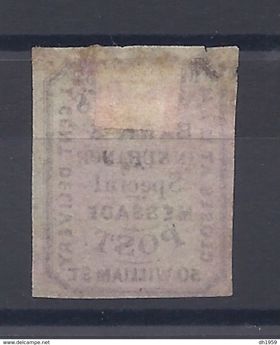 1 CENT HUSSEY'S DELIVERY BANK INSURANCE MESSAGE POST LOCAL STAMP PRIVATE PRIVATPOST BEFÖRDERUNG STADTPOST POSTE PRIVEE - Locals & Carriers