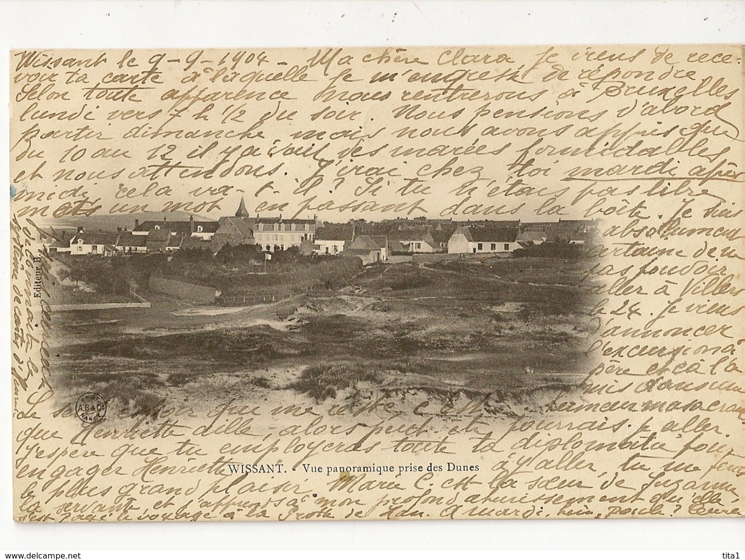 62-73 -  Wissant - Vue Panoramique Prise Des Dunes - Wissant
