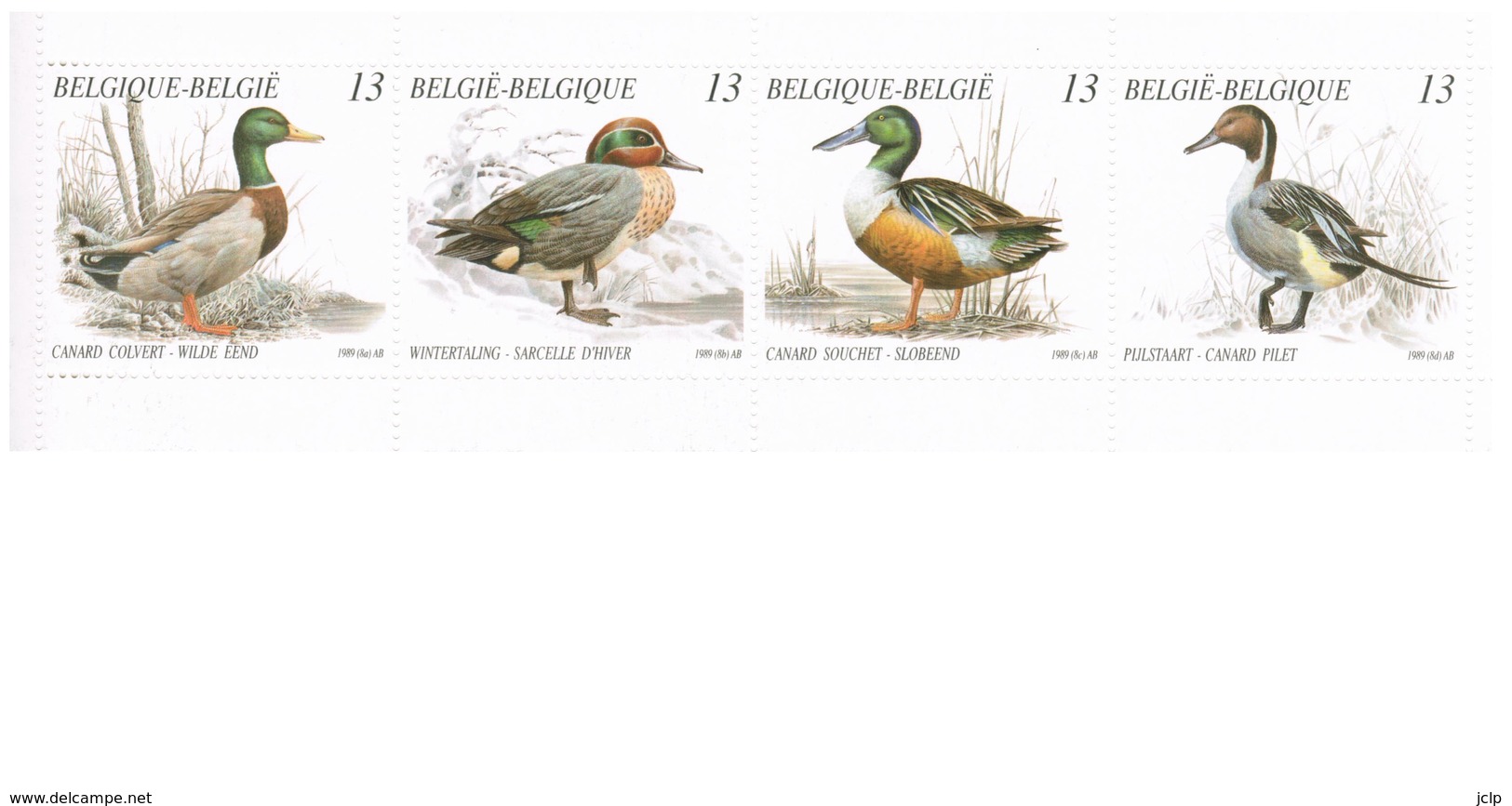 1989  Postzegelboekje.  Natuur.  Eenden.  Canards. - Nuevos