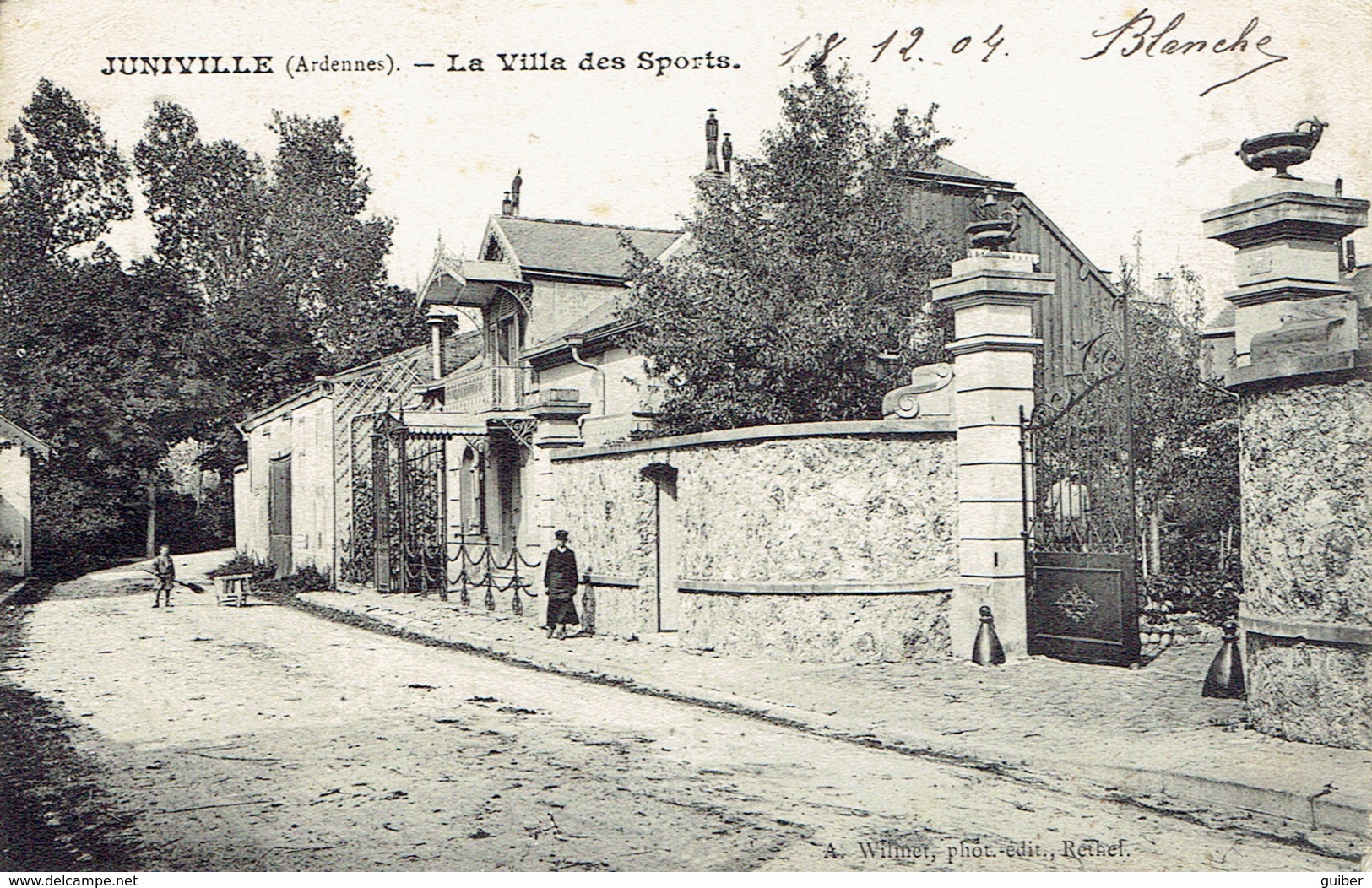 08 Juniville La Villa Des Sports 1904 Wilmet Rethel - Altri & Non Classificati