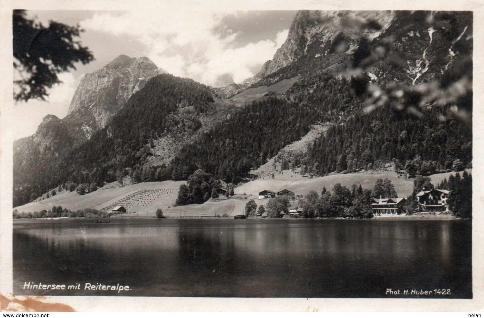 HINTERSEE MIT REITERALPE- VIAGGIATA  -REAL PHOTO - Reit Im Winkl