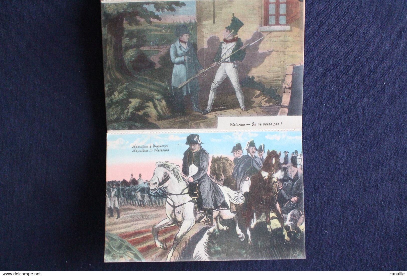 i-71 / 10 Cartes-vues couleurs - Souvenir de Waterloo, Napoléon -