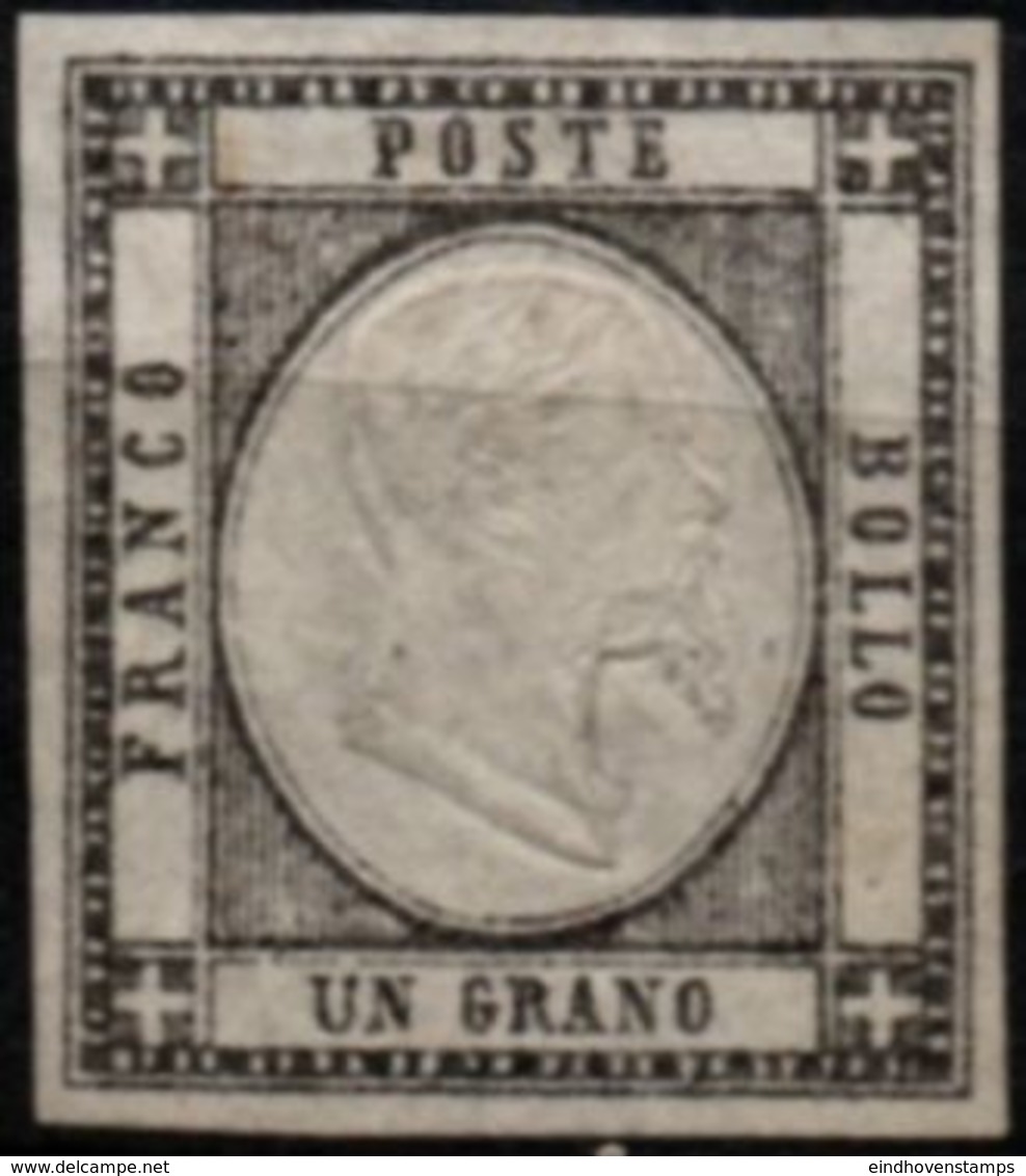 Italy, 1861, 1 Grano 1 Value, No Gum, Senza Gomma - Nuovi