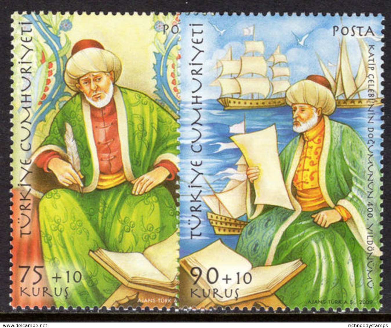 Turkey 2009 Katip Celebi Unmounted Mint. - Unused Stamps