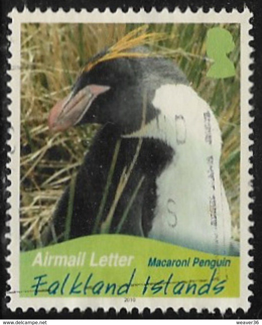 Falkland Islands 2010 Penguins Airmail Letter Type 2 Good/fine Used [40/32635/ND] - Falkland Islands