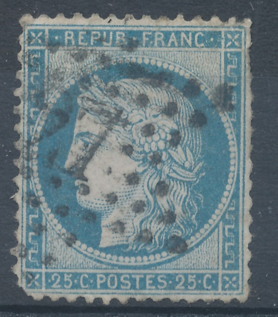 N°60B TYPE II  VARIETE MARQUER AU VERSO. - 1871-1875 Cérès