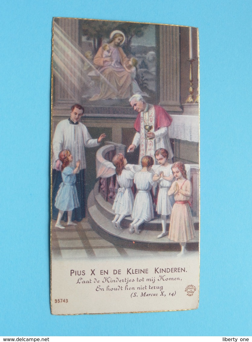 Maria-Theresia DEMUINCK Te IEPER Kerk H. Familie Op 25e Mariamaand 1933 ( Zie / Voir Photo ) ! - Communion