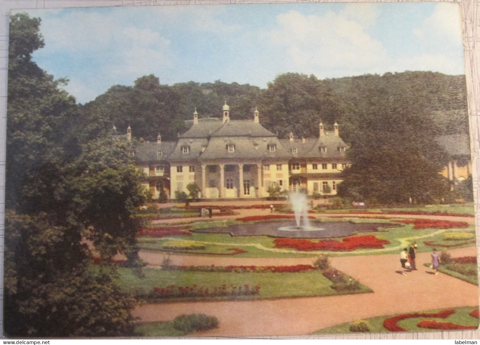 HOTEL BERG PALACE PILLNITZ DRESDEN GERMANY DEUTSCHLAND PC POSTCARD FOTO MEHLIG - Etiketten Van Hotels